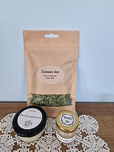 Tee, deodorandi ja salviga komplekt